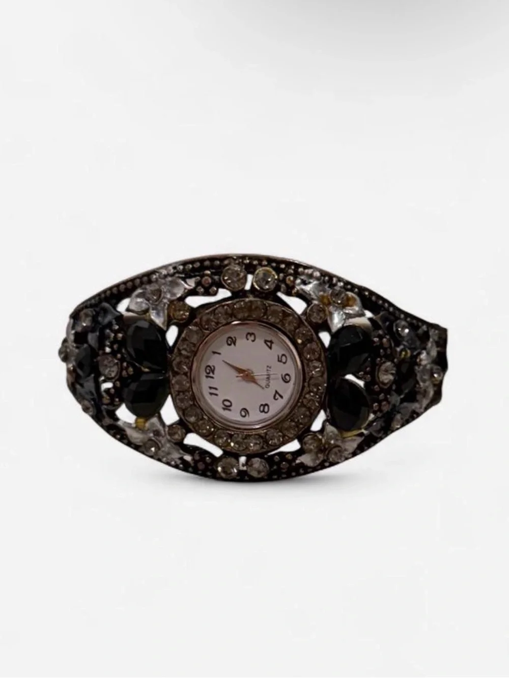 Embellished Crystal Bracelet Bangle Watch